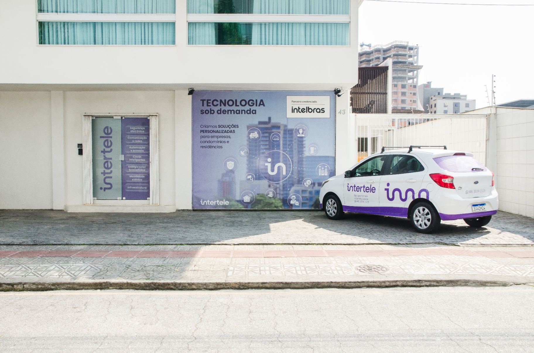Sede Intertele — parceiro credenciado Intelbras